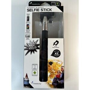 TRAVELOCITY Selfie Stick Extension Digital Camera iPhone Android Extra Long 43"